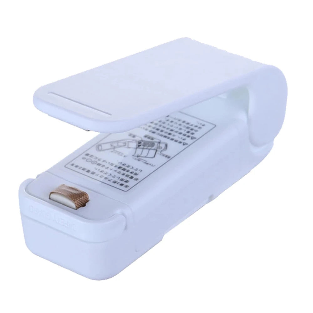 Mini varmeapparat for poselukking – Forsegler til plastposer, termisk lukking av matposer, bærbar forsegler for matemballasje