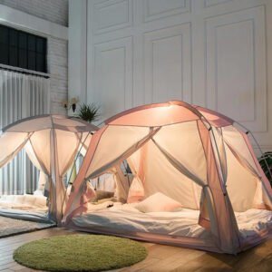 Tent bed automatic indoor adult children bed tent warm windproof winter tent dormitory single double winter tent